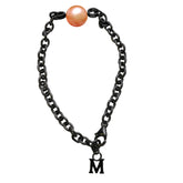 【Black Knight 】【Adee Same Style】S925 Silver Black Fashion M-shaped Pearl Bracelet【PEARLISM】